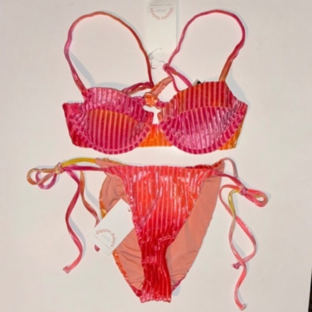 Dippin Daisys - Tie Dye Velvet Crush Bikini Set